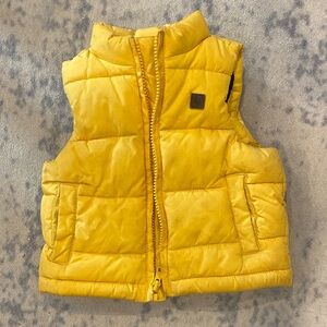 Janie and Jack Sunny Yellow Puffer Vest